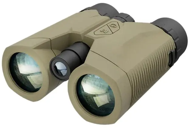 Atn Bino 10X42 Lrf Series Army Brown 2000 Yard W/ Carry Case