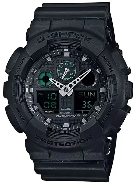 GSHOCK GA100MB1ACR TACTICAL XL BLK