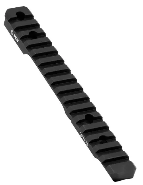 MDT 102187BLK RAILS PIC SCP BS 20MOA REM700 SA BLK