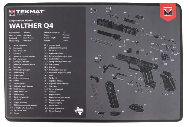 TEKMAT TEKR17WALQ4SF WALTHER Q4 SF