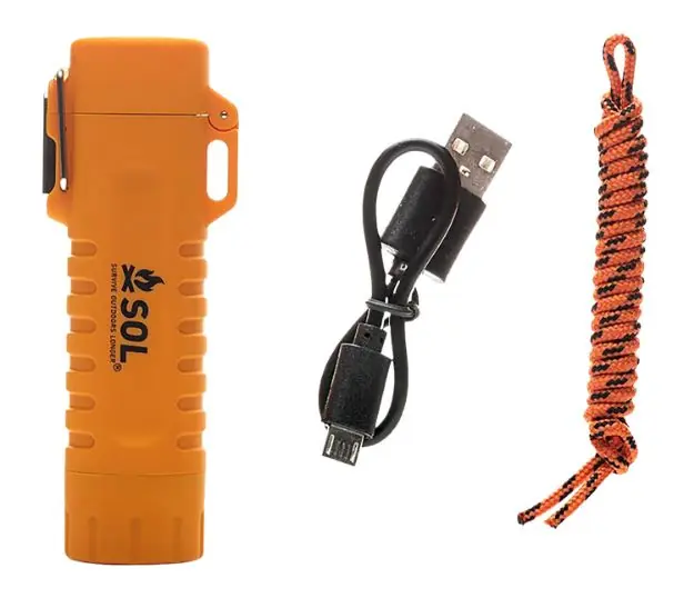 Arb Sol Fire Lite Fuel Free Lighter W/Tinder Cord Lanyard