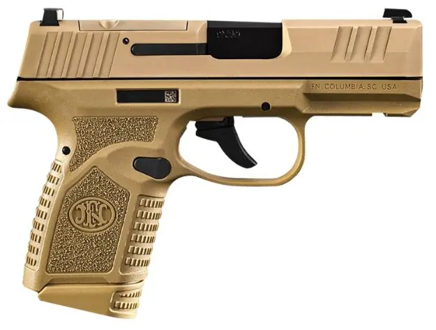 Fn Reflex Mrd 9Mm Luger 2-10R Mags Fde No Safety