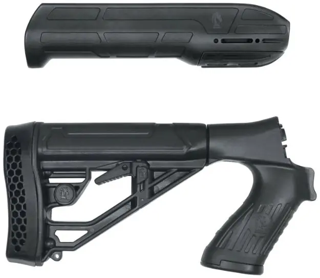 Adaptive Tactical Forearm/Stk Mberg 500/590/88 12Ga Black