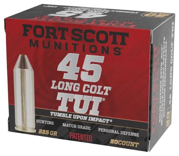 Fort Scott 45 Lc 225Gr Tui Solid Copper 20Rd 25Bx/Cs