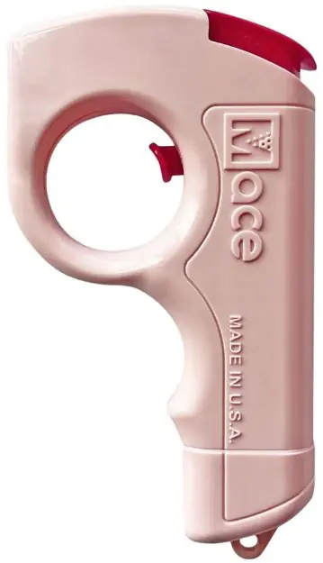 Mace Pocket Personal Pepper Spray .8Oz Champagne Rose!