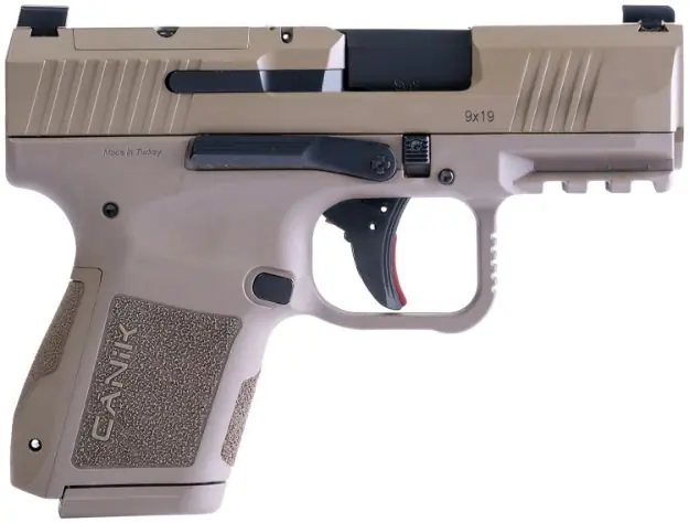 Canik Mete Mc9 9Mm 3.18" Bbl Or Fs 2-Mags Flate Dark Earth
