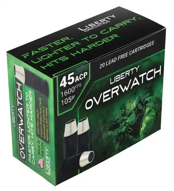 Liberty Overwatch 45 Acp 105Gr Hp 20Rd 10Bx/Cs
