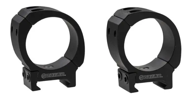 Wheeler Sporter Weaver/Pic Scope Rings 30Mm Med Mt Black