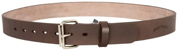 UNC-LEATHER BLT-UM-42/46-DBR GUN BELT DARK BRN