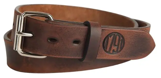 UNC-LEATHER BLT-UM-30/34-DBR GUN BELT DARK BRN