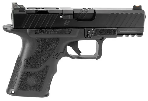 Zev Oz9c Duty Pistol 9Mm 15Rd Compact Slide/Grip Black