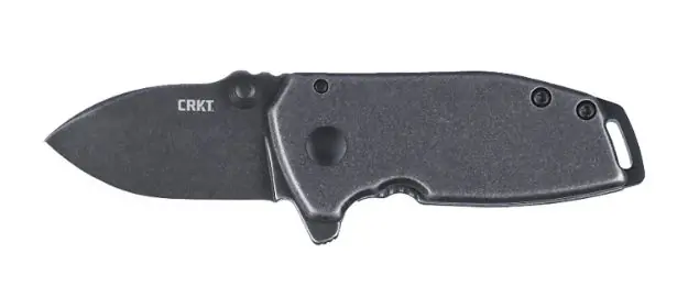 Crkt Squid Compact 1.75" Plain Edge Black Stonewash