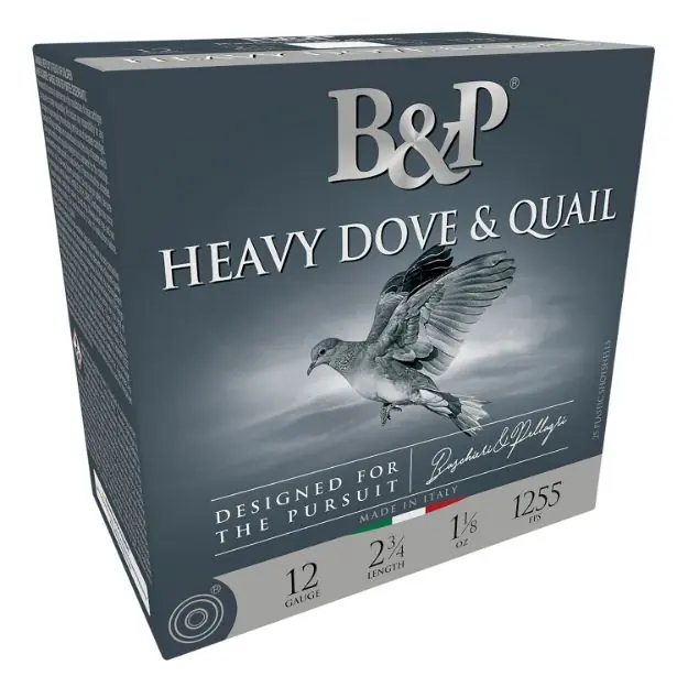 B&P 12B18D6 DOVE&QUAIL 12G 2.75 6SHT 1-1/8 25/10