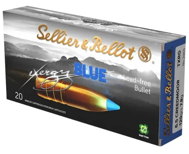 S&B EXERGY BLU 6.5CREED 120GR 20/500