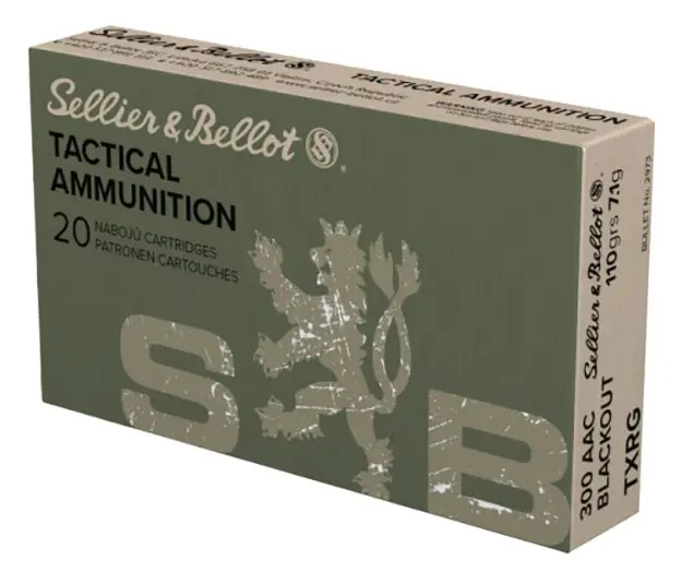 S&B EXERGY BLUE 300BLK 110GR 20/1000