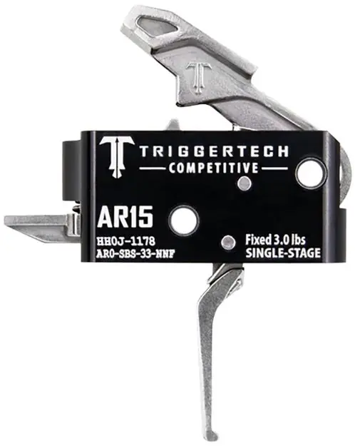 Triggertech Ar-15 Single Stage Ss Competitive Flat