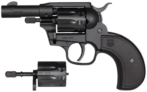 DBF SIDEKICK 22LR/WMR 3" 9RD BLK