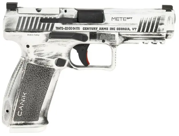 Canik Mete Sft Artic Distressd 9Mm 1-18 /1-20Rd Mag White