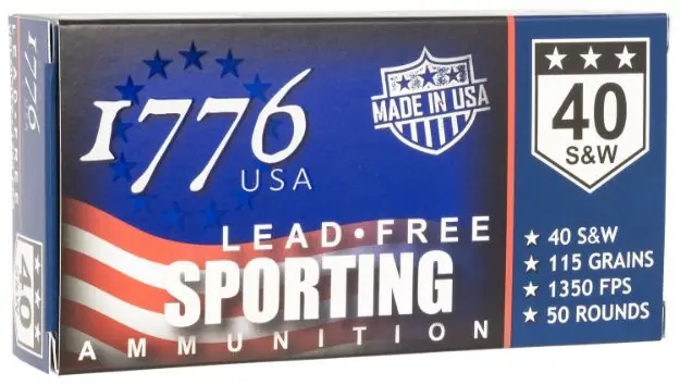 SINTERFIRE 1776040115 1776 USA 40 S&W 115GR 50/20
