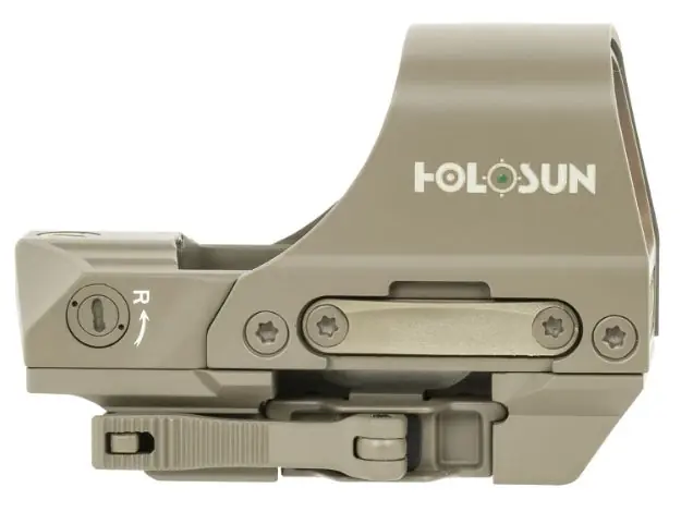 Holosun 510 Open Reflex Green Multi Ret Solar W/Qd Mount Fde