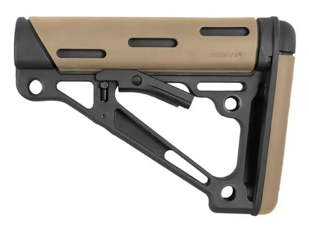 HOGUE AR15 STK MIL-SPEC RBR DT