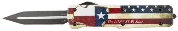 TEMP LZTX121 LRG ZINC TEXAN DAGGER BLK D2