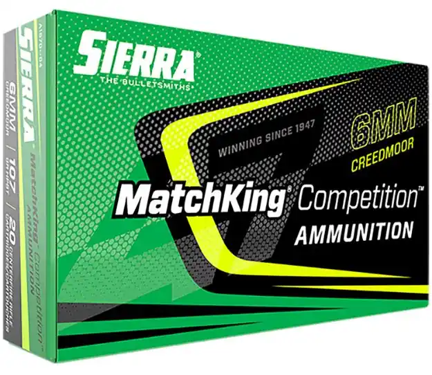 6Mm Creedmoor 107Gr Matchking Competition 20/Box
