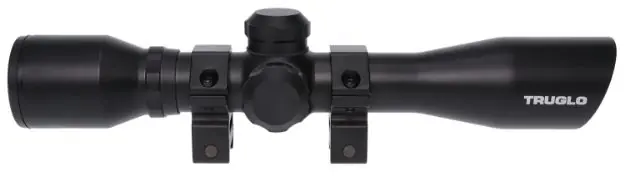 Truglo Crossbow Scope 4X32 Black With Rings