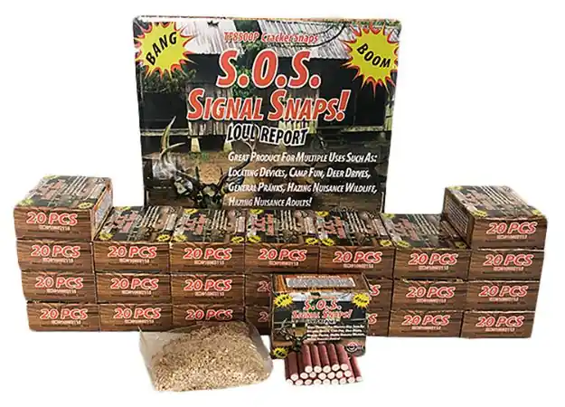 TAN SOS SIGNAL SNAPS 480 QTY 24 CS