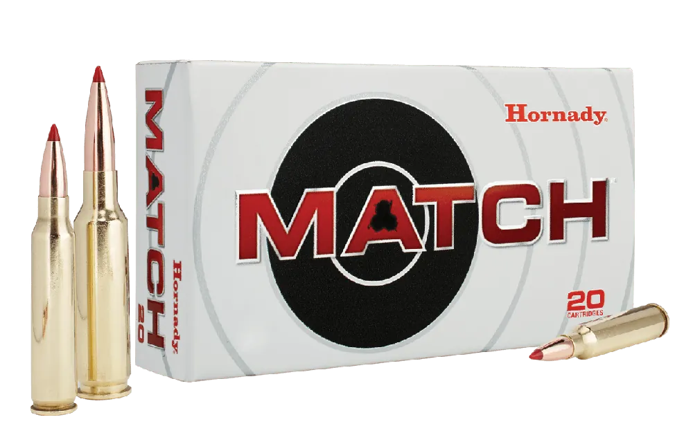 Hornady Match Ammunition - 6.5 Creedmoor - 140 Grain ELD Match - 20 Rounds - Brass Case