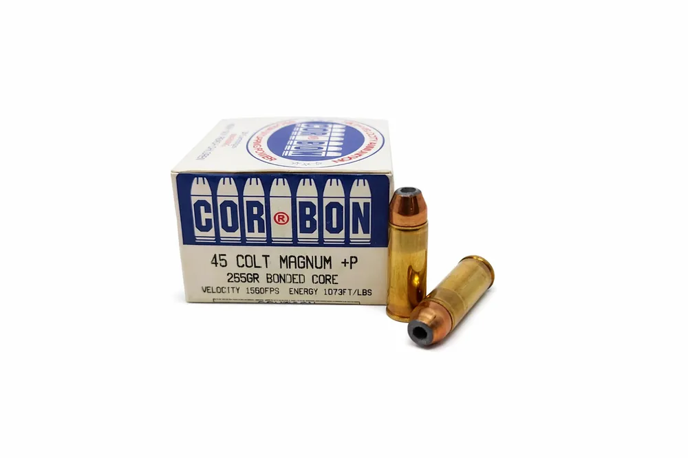 Cor Bon Ammunition - 45 Long Colt +P - 265 Grain Bonded Core - 20 Rounds