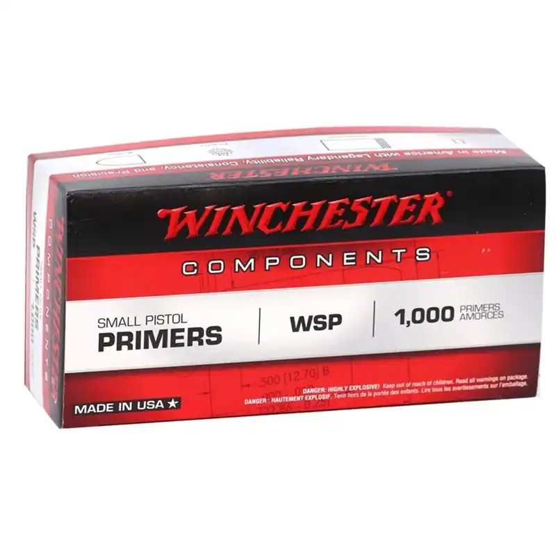 Winchester Small Pistol Primers - 1000 Primers ** ADULT SIGNATURE REQUIRED** SEE DETAILS IN DESCRIPTION