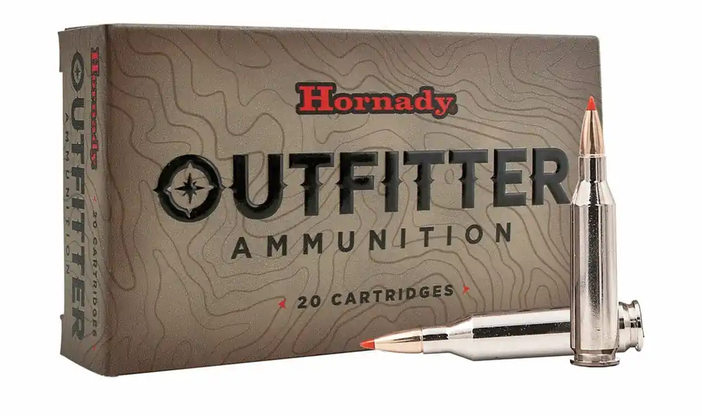 Hornady Outfitter Ammunition - 308 Winchester - 165 Grain GMX - 20 Rounds - Brass Case