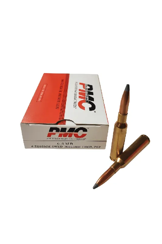 PMC Ammunition - 6.5x55 Swedish - 139 Grain Pointed Soft Point - 20 Rounds