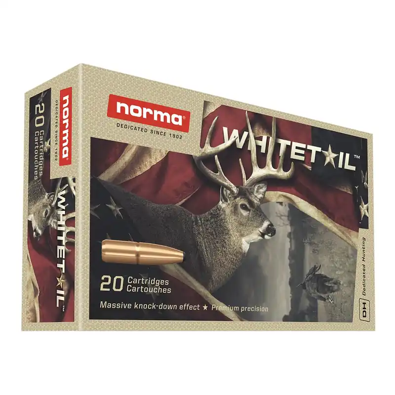 Norma Whitetail Ammunition - 30-06 Springfield - 150 Grain Soft Point - 20 Rounds
