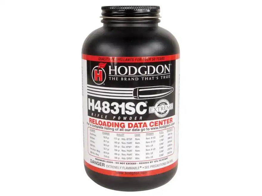 Hodgdon H4831 SC Smokeless Powder - 1 Lb. ** ADULT SIGNATURE REQUIRED** SEE DETAILS IN DESCRIPTION