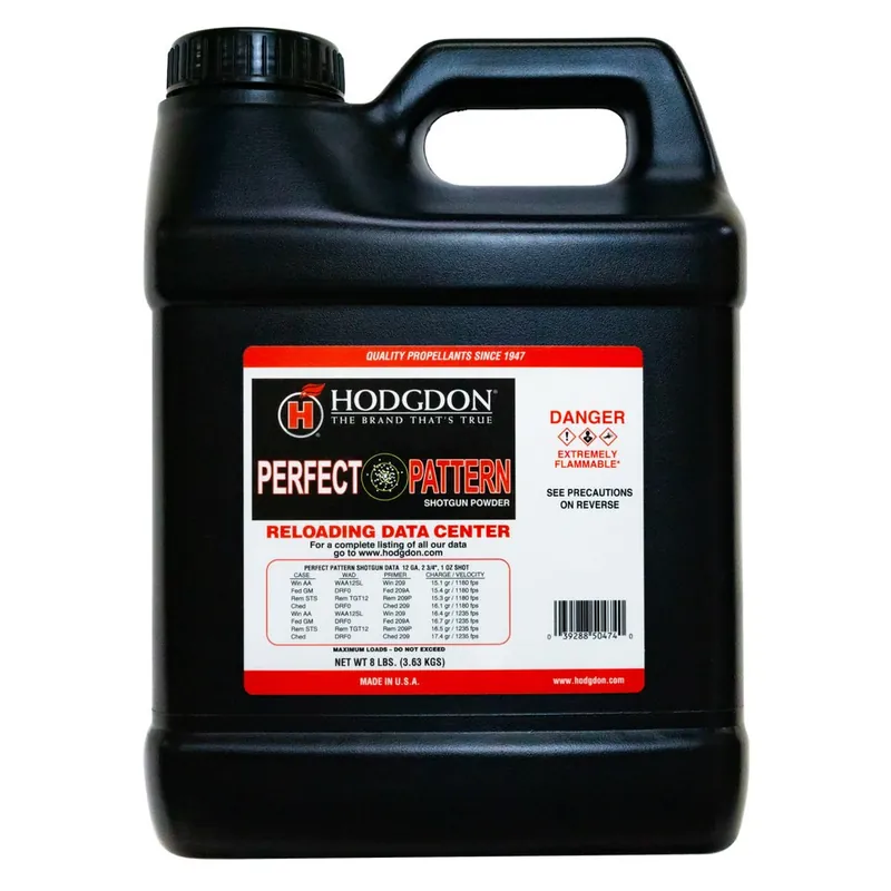 Hodgdon Perfect Pattern Smokeless Powder - 8 Lb. ** ADULT SIGNATURE REQUIRED** SEE DETAILS IN DESCRIPTION