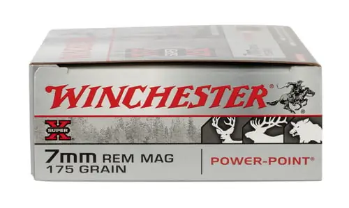 Winchester Super-X Ammunition - 7 MM Remington Magnum - 175 Grain Power Point - 20 Rounds