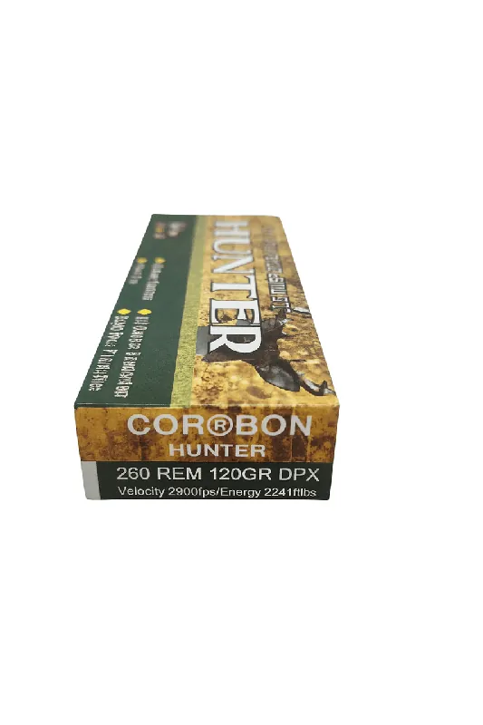 Cor-Bon Ammunition - 260 Remington - 120 Grain DPX - 20 Rounds