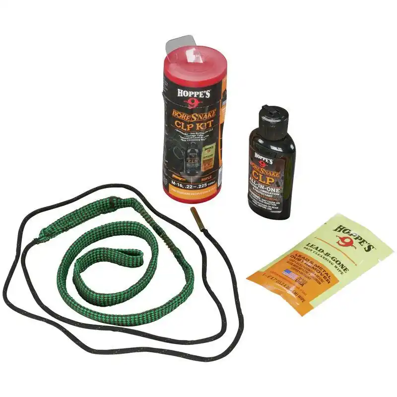 Hoppe's 9 - BoreSnake CLP Kits - Fits M-16, .22 - .225 Cal
