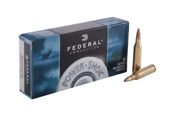 Federal Power-Shok Ammunition - 30-30 Winchester - 170 Grain Soft Point - 20 Rounds - Brass Case