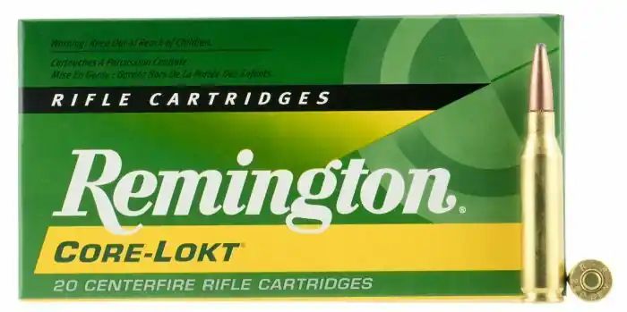 Remington Core-Lokt Ammunition - 260 Remington - 140 Grain Soft Point - 20 Rounds - Brass Case