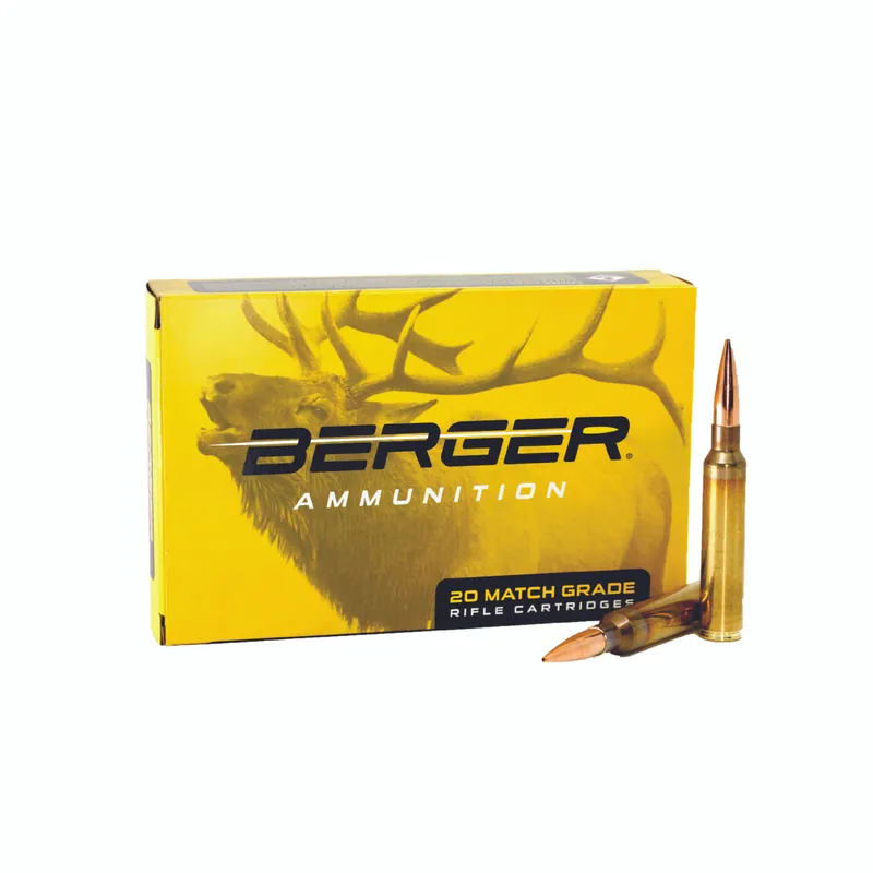 Berger Ammunition - 300 PRC - 205 Grain Elite Hunter - 20 Rounds - Brass Case