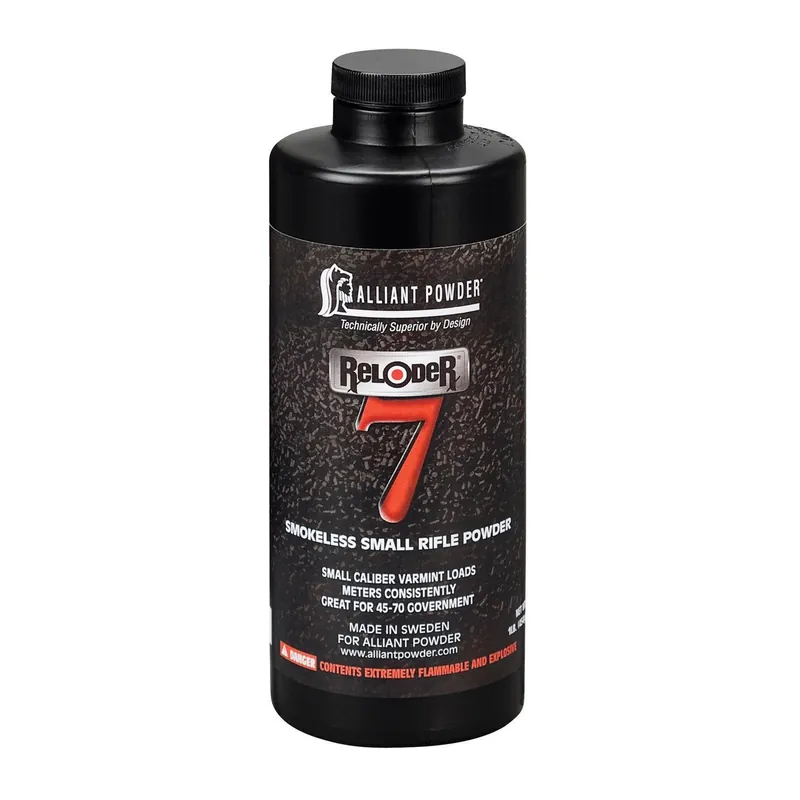 Alliant Reloder 7 Smokeless Powder - 1Lb. ** ADULT SIGNATURE REQUIRED** SEE DETAILS IN DESCRIPTION