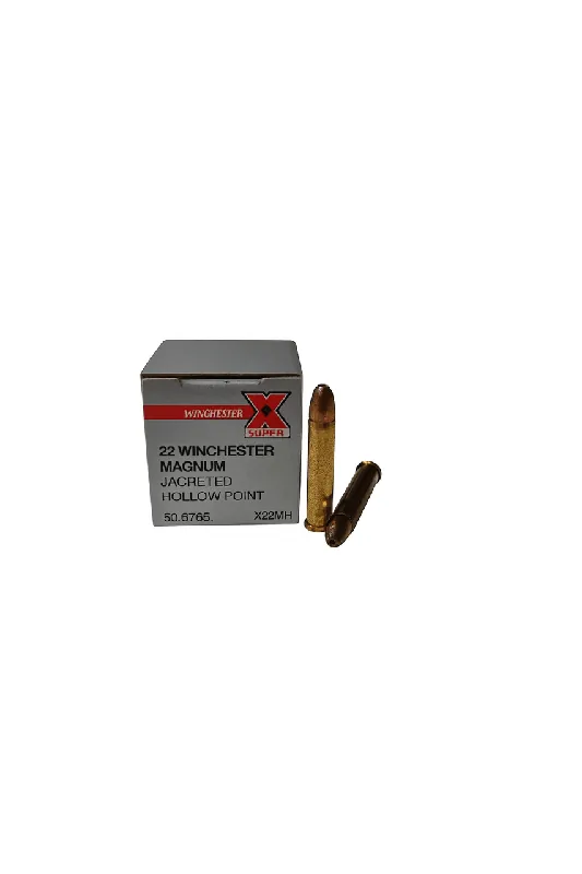 Winchester SuperX Ammunition - 22 Winchester Magnum Rimfire - 40 Grain Jacketed Hollow Point - 50 Rounds