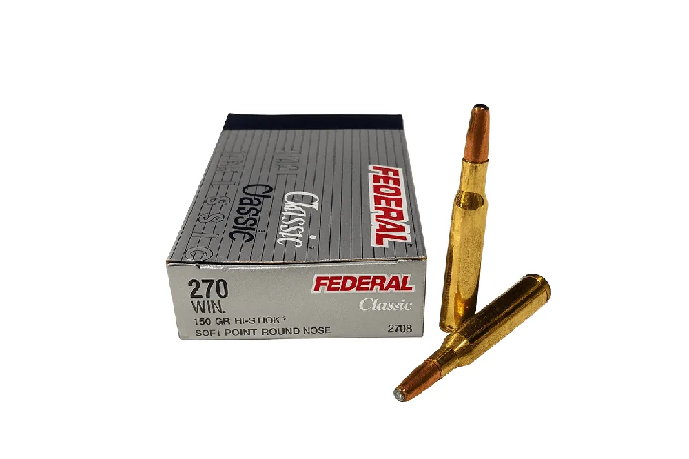 Federal PowerShok Ammunition - 270 Winchester - 150 Grain Soft Point - 20 Rounds