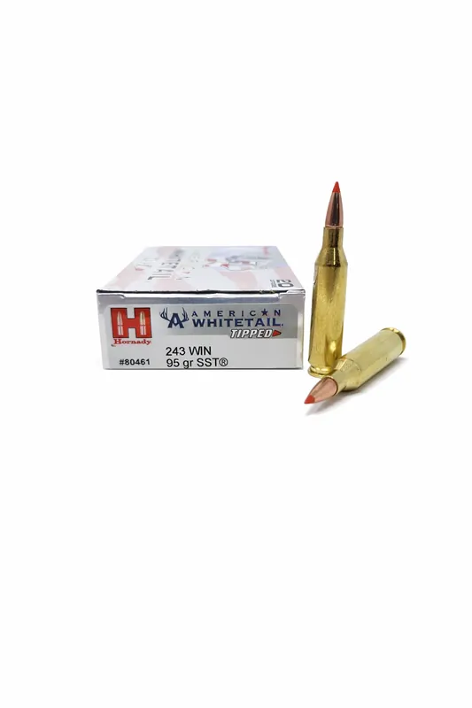 Hornady American Whitetail Tipped - 243 Winchester - 95 Grain SST - 20 Rounds