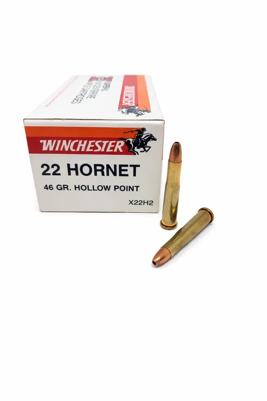 Winchester Super-X Ammunition - 22 Hornet - 46 Grain Jacketed Hollow Point - 50 Rounds