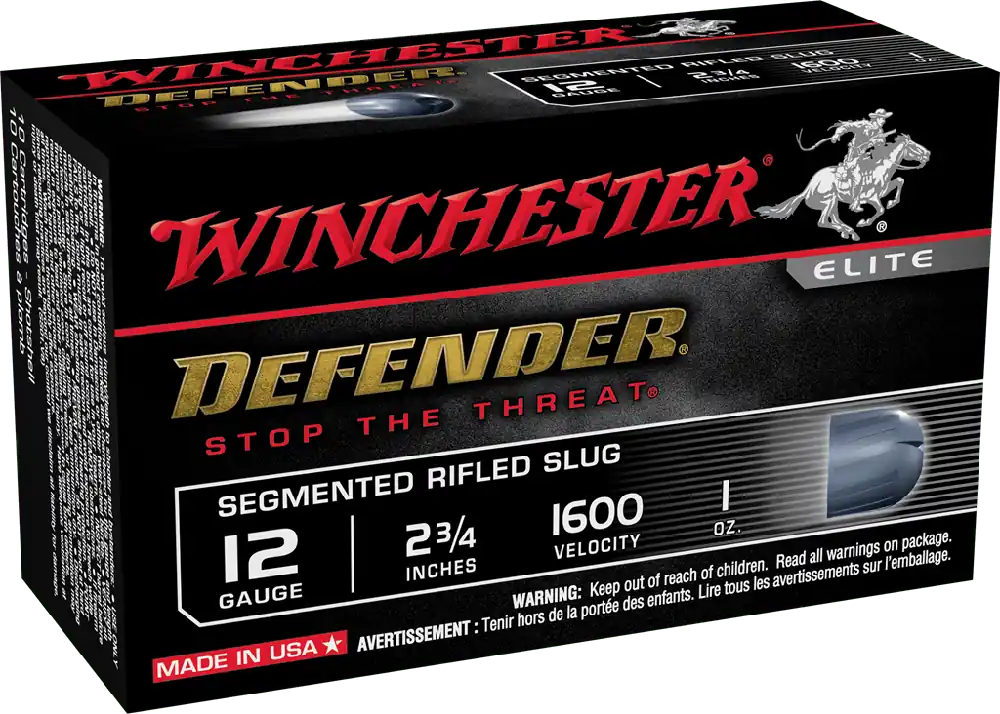 Winchester PDX1 Defender 12 Gauge - 2-3/4" - 1 oz Segmented Slug - 10 Rounds