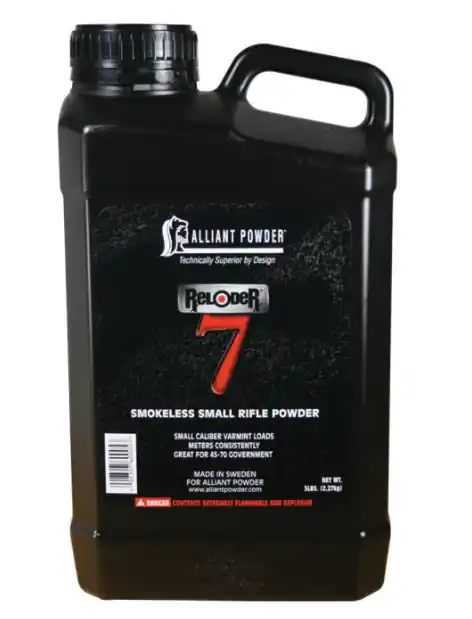Alliant Reloder 7 Smokeless Powder - 5Lb. ** ADULT SIGNATURE REQUIRED** SEE DETAILS IN DESCRIPTION